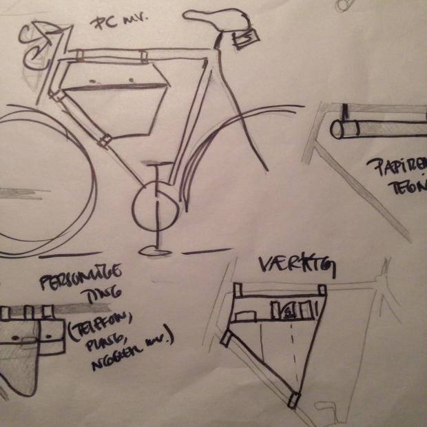 GSK håndværk og design - beholder til cykel