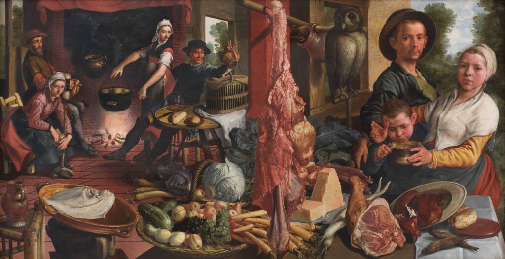 Pieter Aertsens stilleben "Det fede køkken", ca. 1565 er et stilleleben, der kan opleves på Statens Museum for Kunst.  
