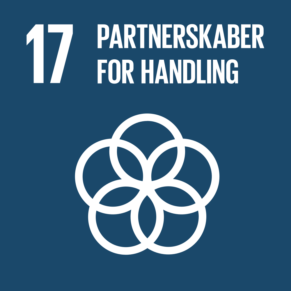 Ikon for verdensmål 17: Partnerskaber for handlinger