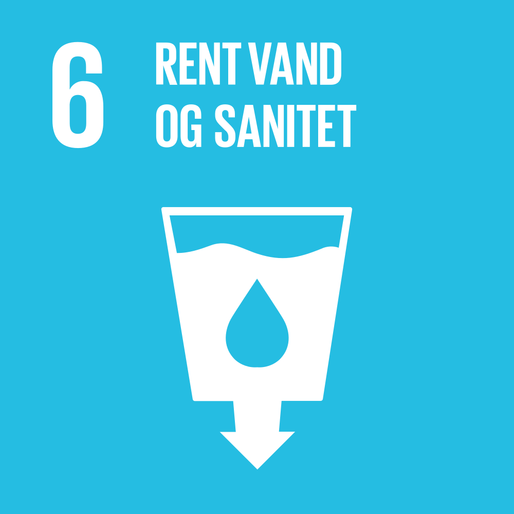 Ikon for verdensmål 6: Rent vand og sanitet